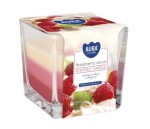 Trójkolorowa świeca Malinowa chmurka