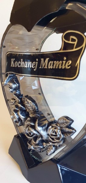 Serce Małe napis Kochanej Mamie srebrny c.jpg