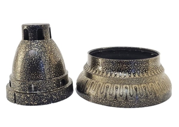 Komplet plastików 72/76 mm złoty