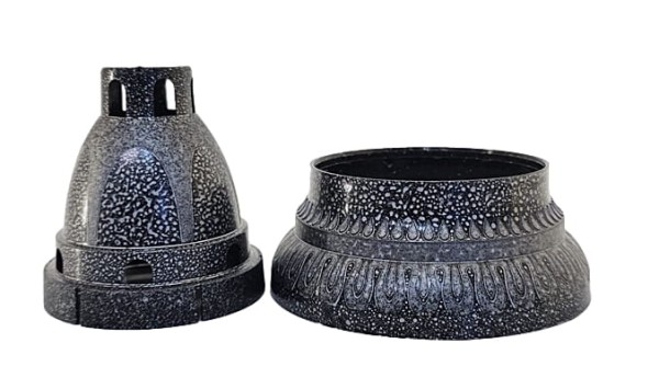 Komplet plastików 72/76 mm srebrny