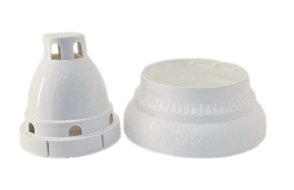 Komplet plastików 72/76 mm biały