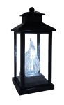 Lampion LED żywy płomień  latarnia z uchem 7165