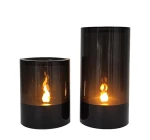 Wkład Świeca Czarna LED 3D