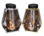 Lampion Solarny SL2541 czarny/ srebrny/złoty