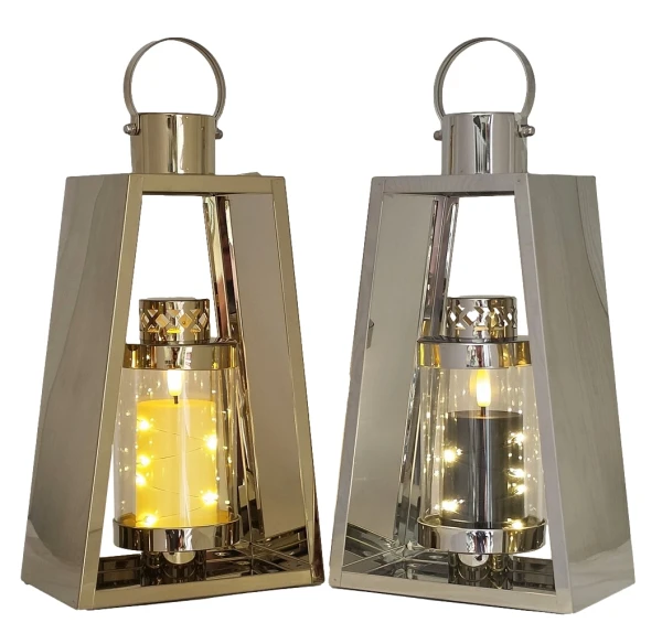 Znicz PREMIUM Glamour TRAPEZ + LED RT-5005