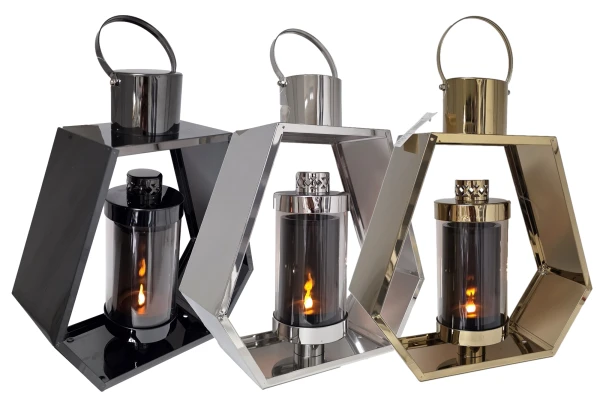 Znicz PREMIUM Glamour BIG TRAPEZ + LED RT-5002