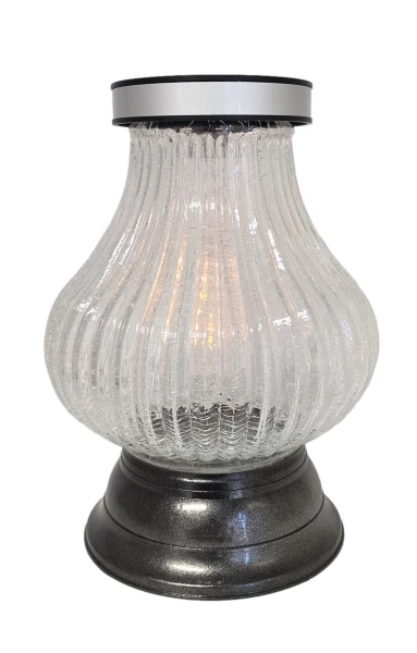 Lampa Mrożona Solarna srebrna