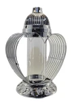 Lampion Silver Light Serce metal A011